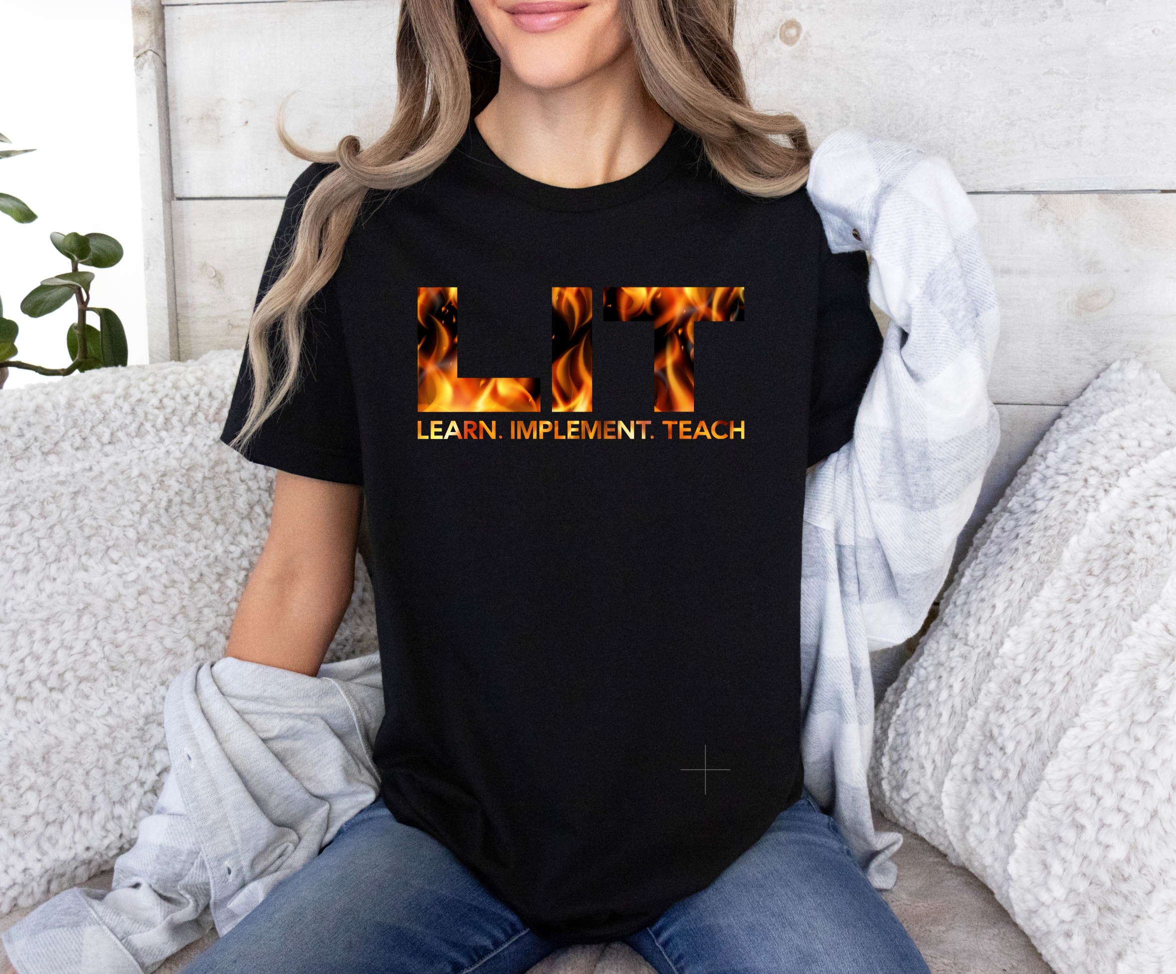 LIT Short Sleeve T-Shirt (Black) – Learn. Implement. Teach.